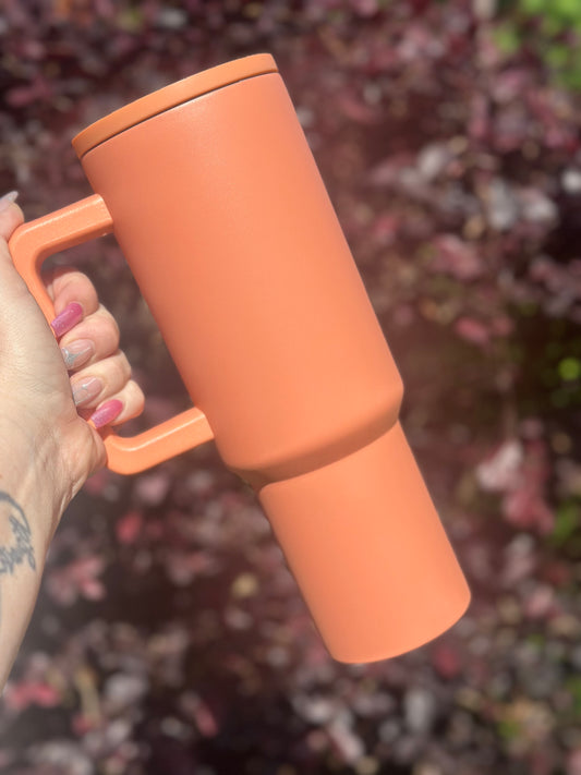 Orange Melon 40 Oz Modern Tumbler Matte