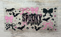 Spooky & Girly Pink & Black Bats & Bows - Wrap