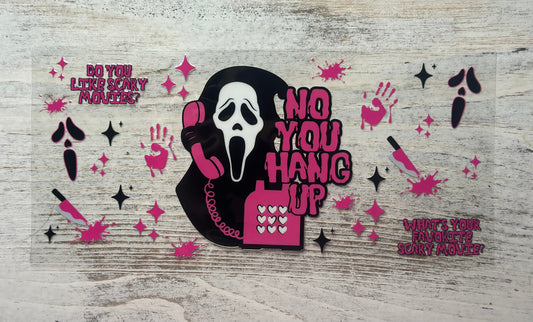 No You Hang Up Ghosty Face - Wrap