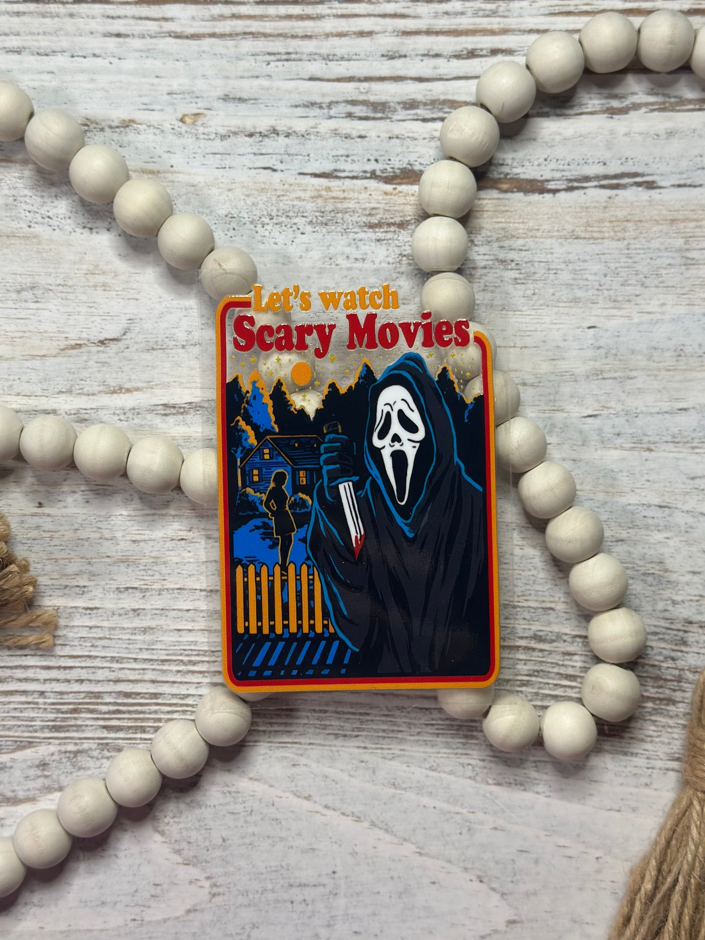 Lets Watch Scary Movies - Decal