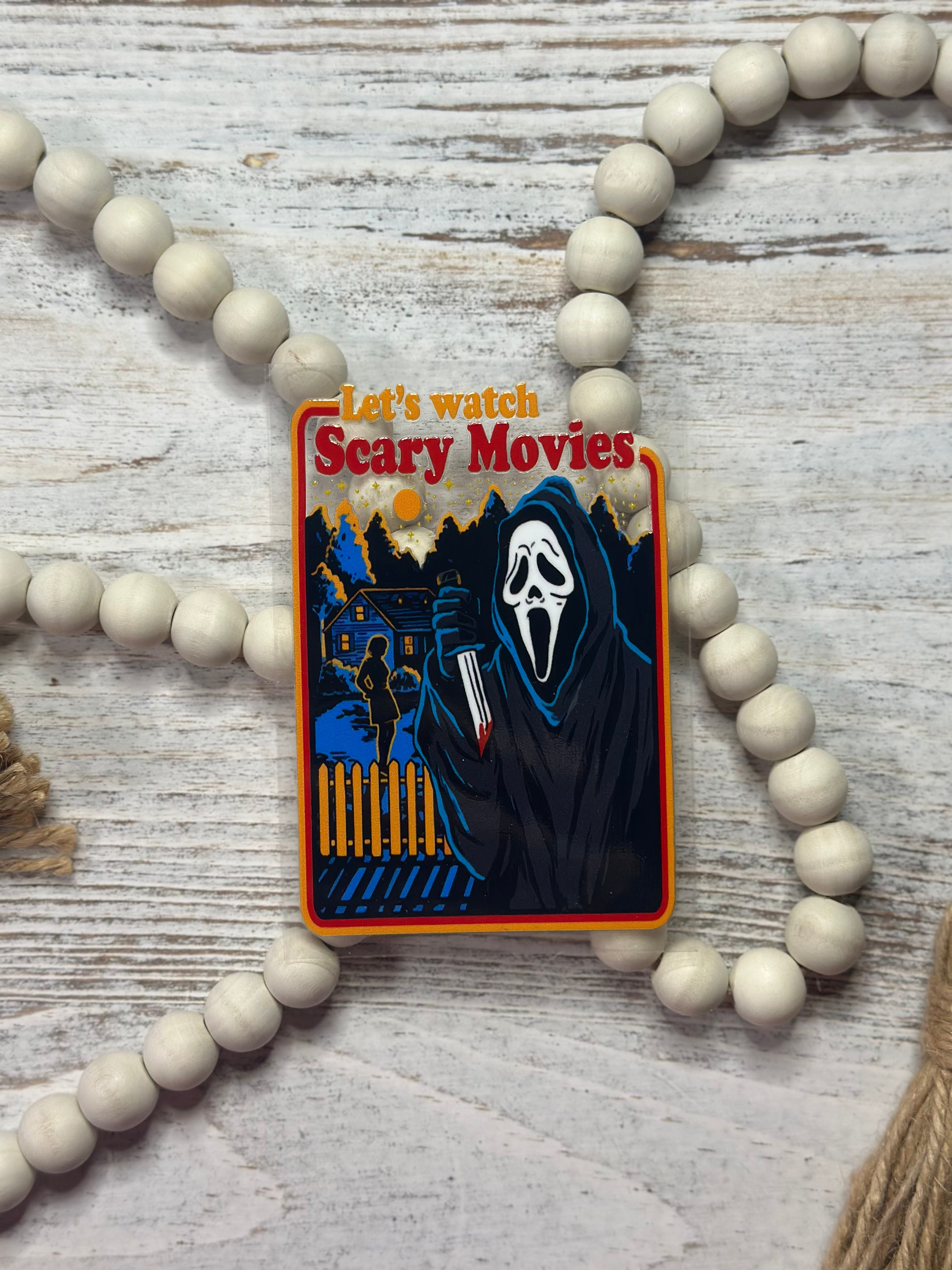 Lets Watch Scary Movies - Decal