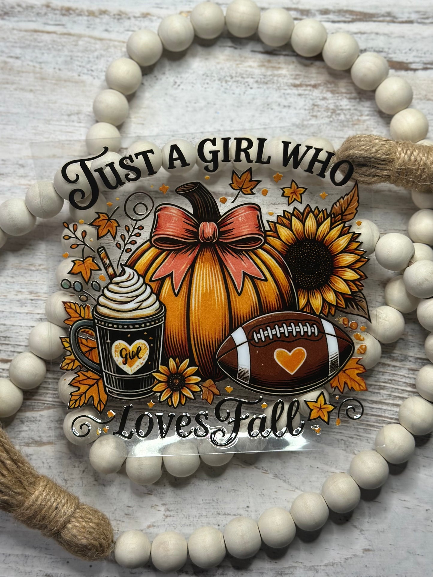Just A Girl Who Loves Fall - Decal