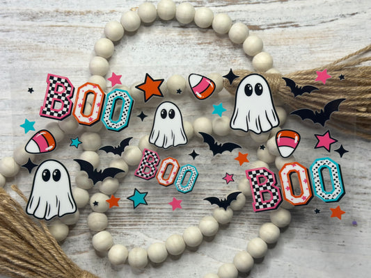 Boo Boo Boo With Ghosty and Bats - Wrap