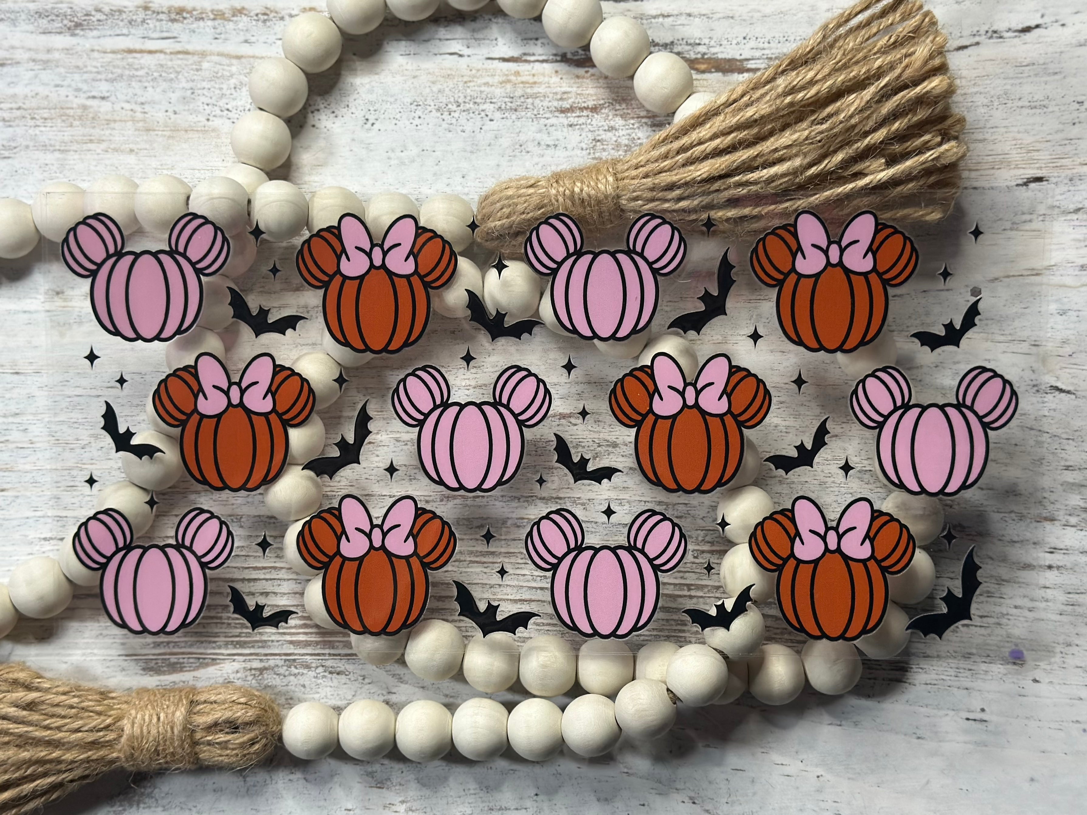 M & M Mouse Pastel Pumpkins - Wrap